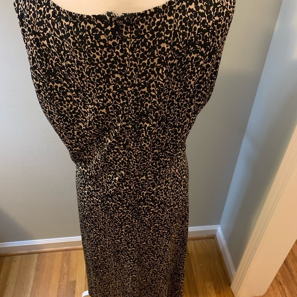 Jessica Howard Black and Tan Midi Dress - Picture 5 of 7